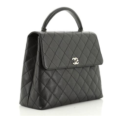 vintage chanel bag jumbo|Vintage Chanel top handle bag.